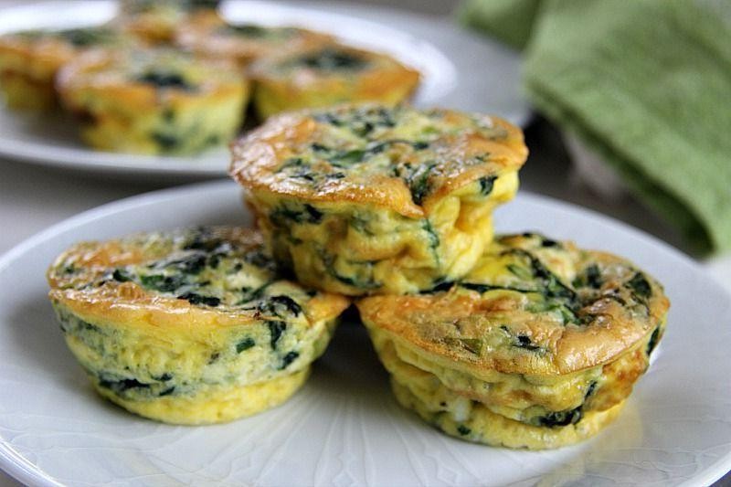 Mini Spinach Feta Quiche Bites