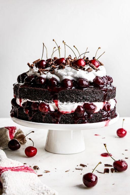 Minimalist Black Forest Cake