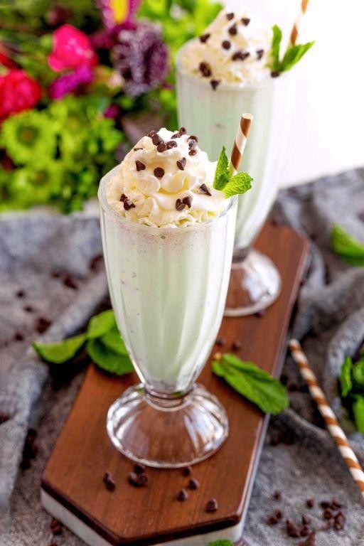 Mint Chocolate Chip Shake
