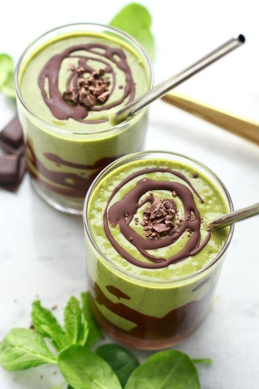 Mint Chocolate Green Protein Shake