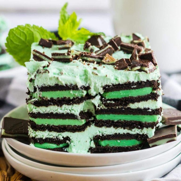 Mint Chocolate Mayonnaise Icebox Cake