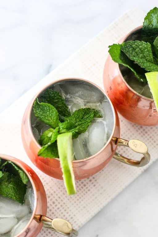 Mint and Lime Infused Bourbon