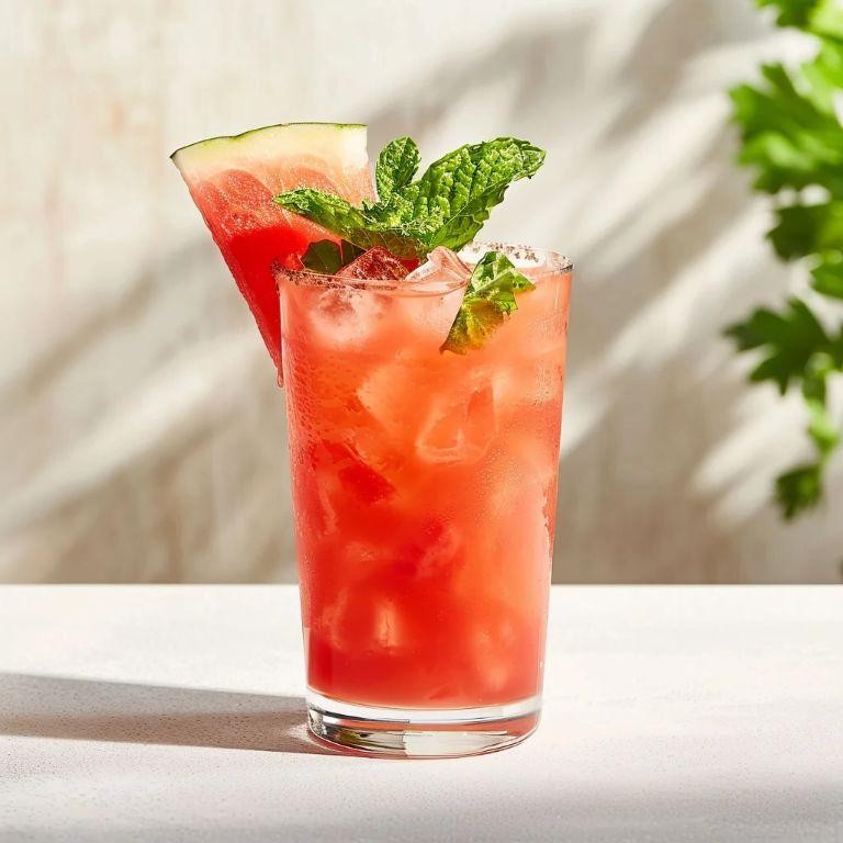 Minty Beet and Watermelon Refresher