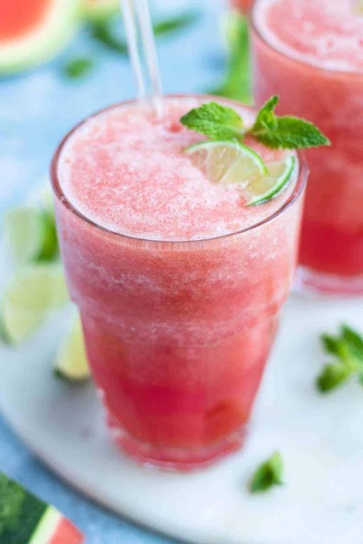 Minty Watermelon Slush