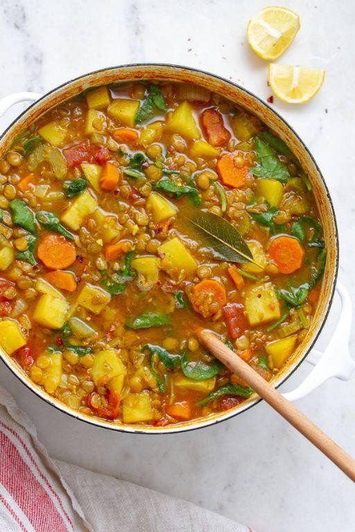 Mirepoix-Enhanced Lentil Curry