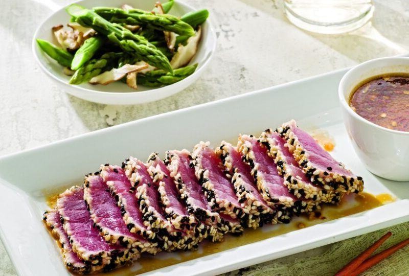 Miso Ginger Seafood Dip with Sesame