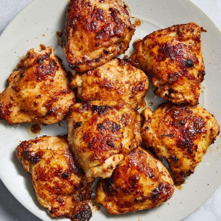 Miso Marinated Chicken Thighs