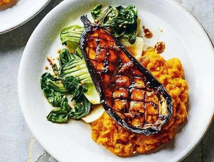 Miso-Glazed Eggplant Steaks