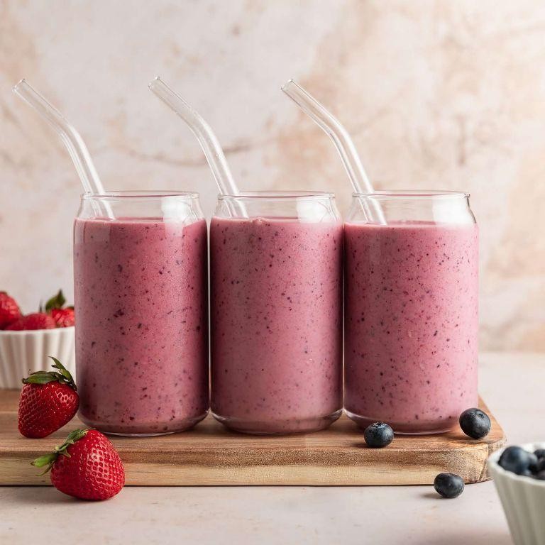 Mixed Berry Kefir Smoothie