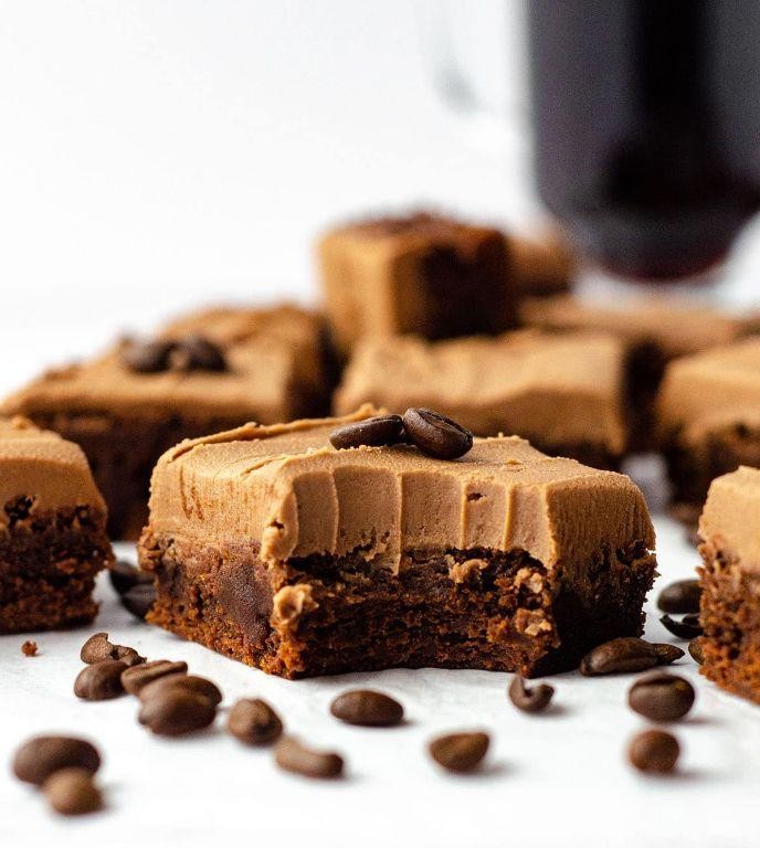 Mocha Coffee Creamer Brownies