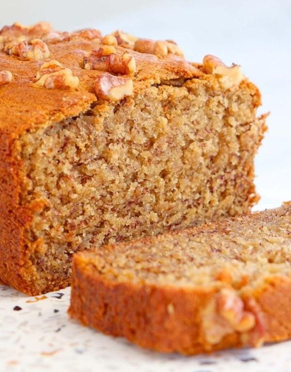 Moist Banana Cake Mix Bread