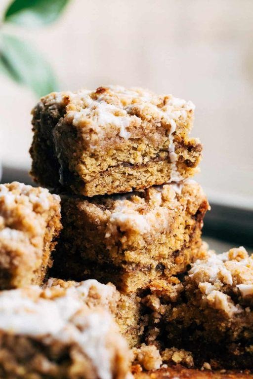 Moist Banana Cinnamon Coffee Cake