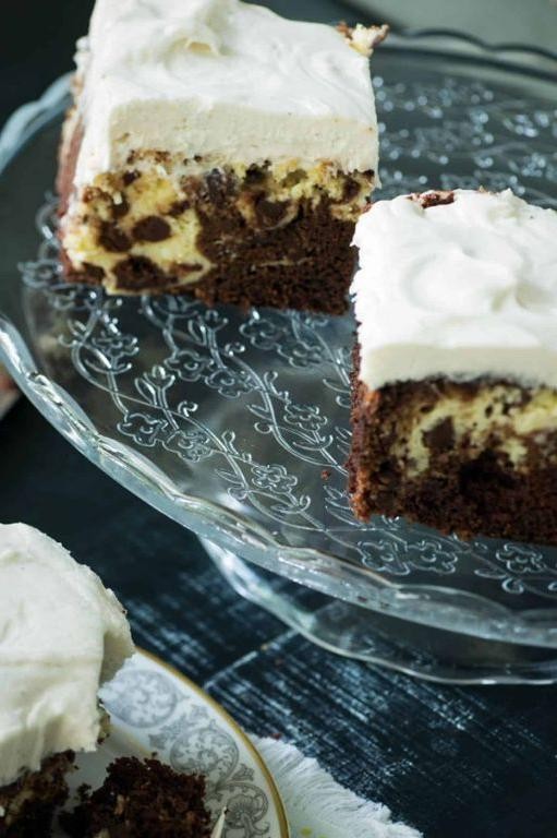 Moist Chocolate Sheet Cake with Cream Cheese Icing