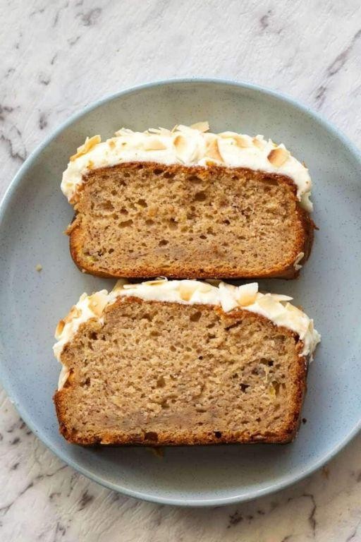 Moist Keto Banana Bread with Coconut Flour