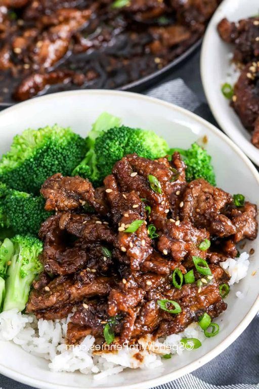 Mongolian Thin Sliced Beef and Broccoli