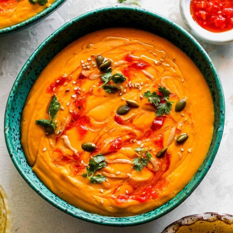 Moroccan Carrot and Lentil Soup