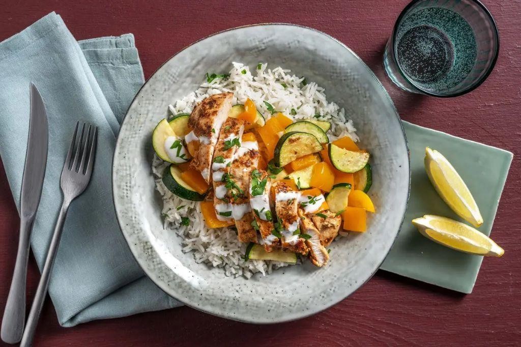 Moroccan Spiced Chicken with Fragrant Rice