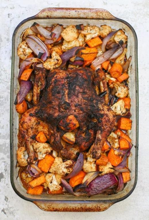 Moroccan Spiced Chicken with Vegetables