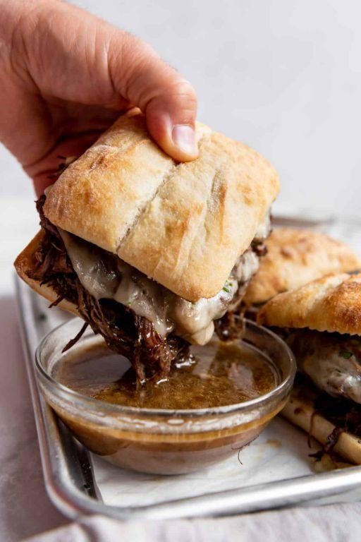 Mouth-Watering French Dip Chuck Roast