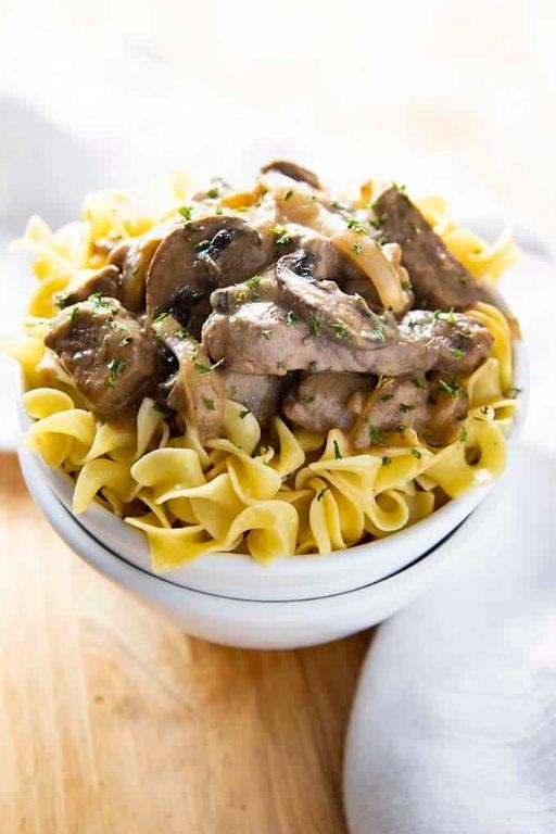 Mouth-watering Beef Stroganoff