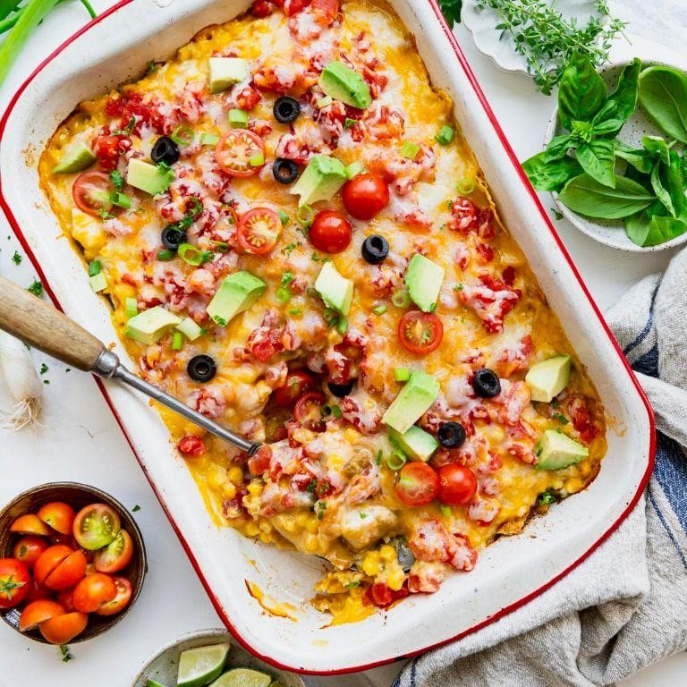 Mouthwatering Mexican Chicken Dump Casserole