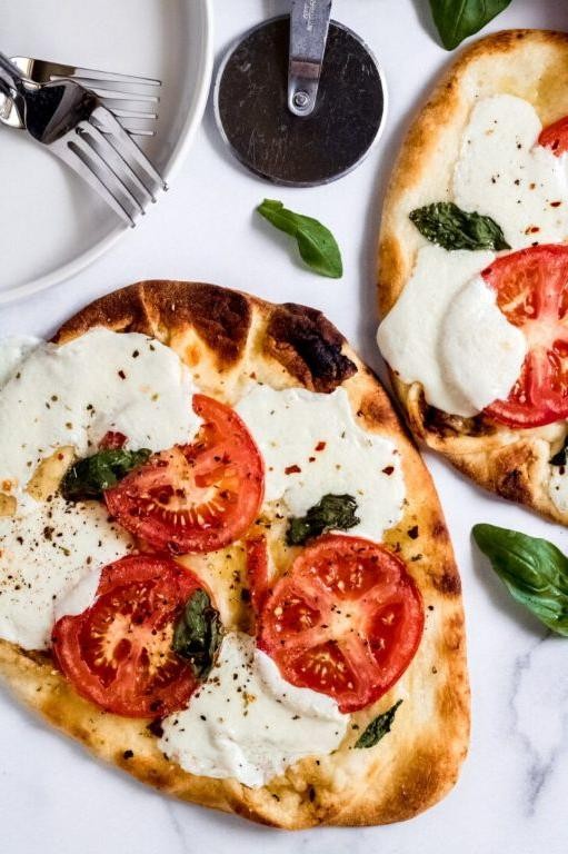 Mozzarella and Tomato Flatbread