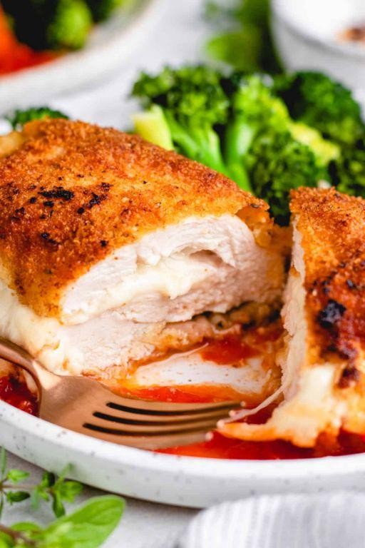 Mozzarella-Stuffed Chicken Breast