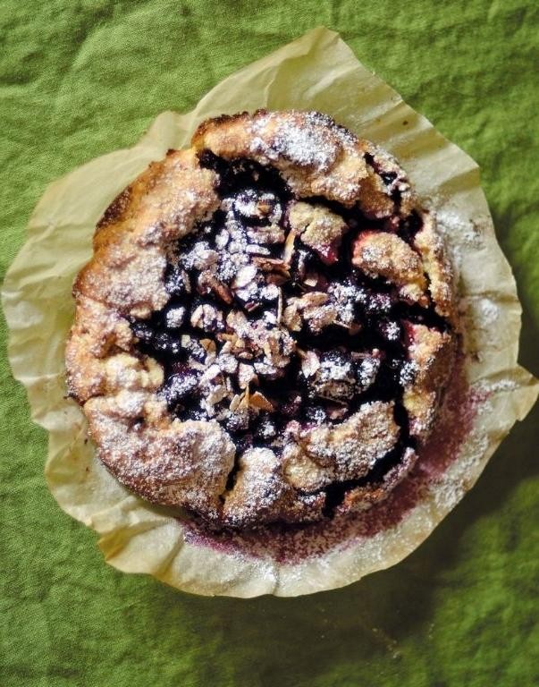 Mulberry Almond Pie