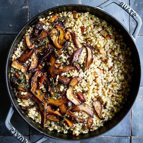Mushroom and Barley Risotto