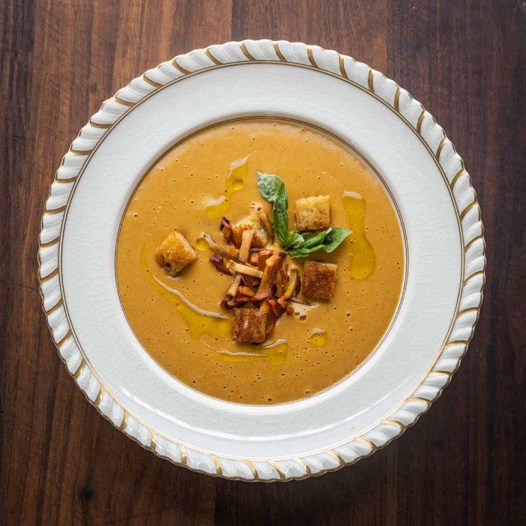 Mushroom and Lobster Bisque