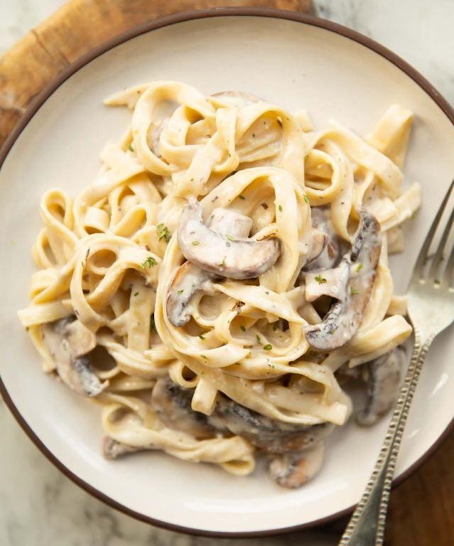 Mushroom and Onion Low Sodium Tagliatelle