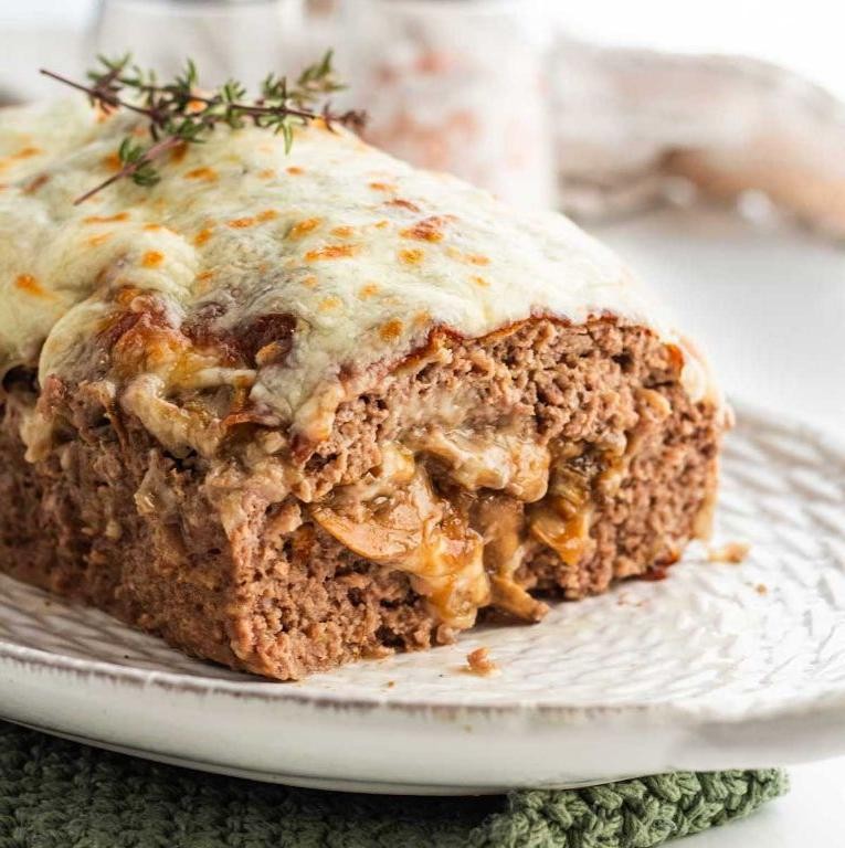 Mushroom and Onion Meatloaf