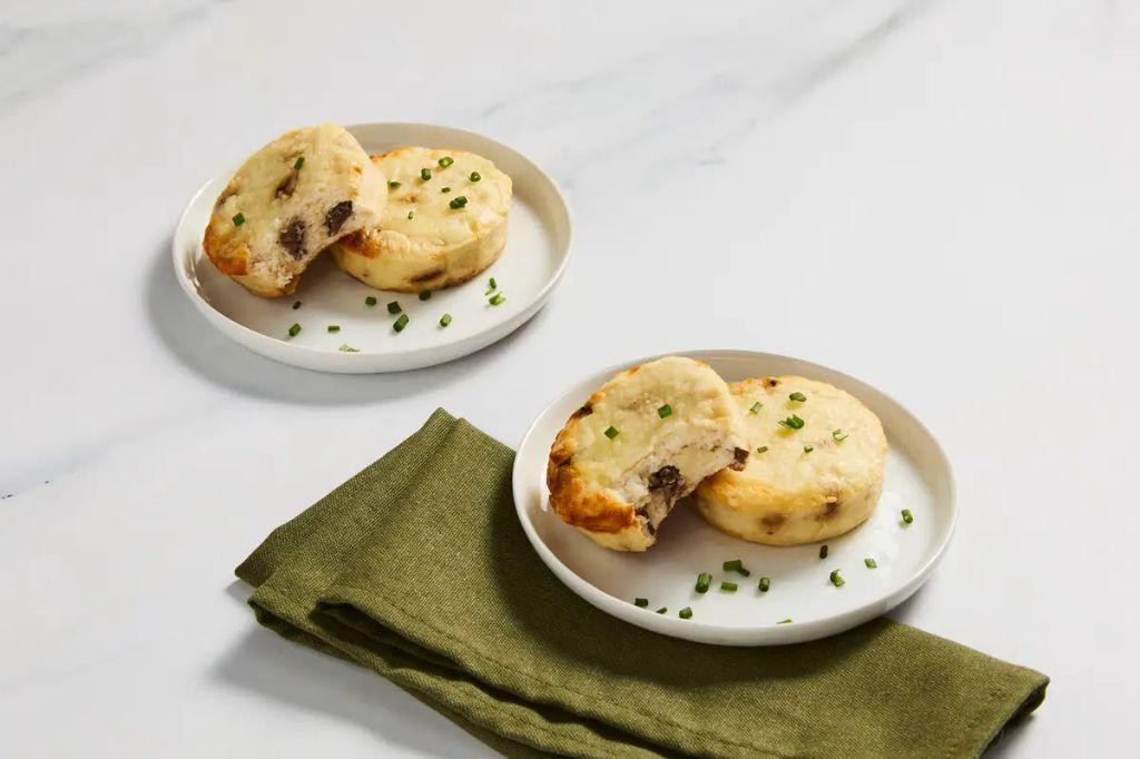 Mushroom and Swiss Egg White Bites