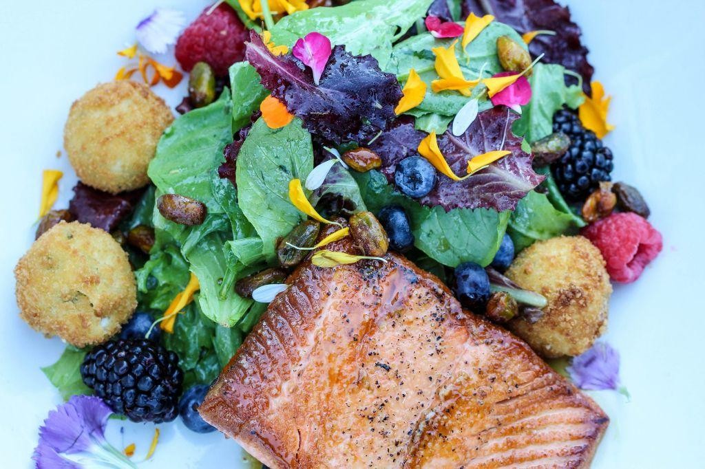 Mystical Lavender Honey Glazed Salmon