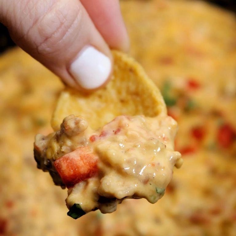 Nacho Supreme Velveeta Sausage Dip