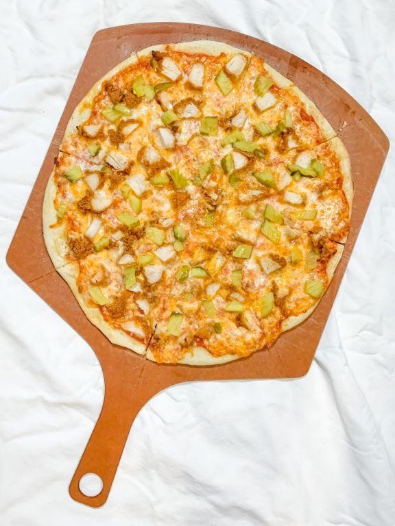 Nashville Hot Chicken Pizza with Pickles