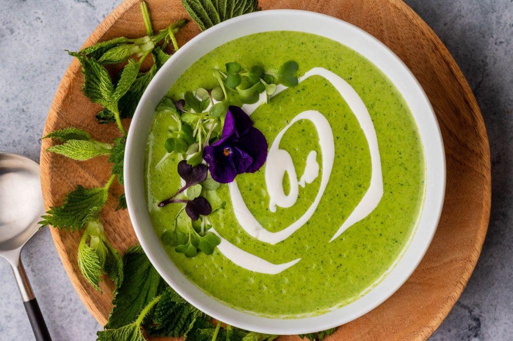 Nettle and New Potato Soup