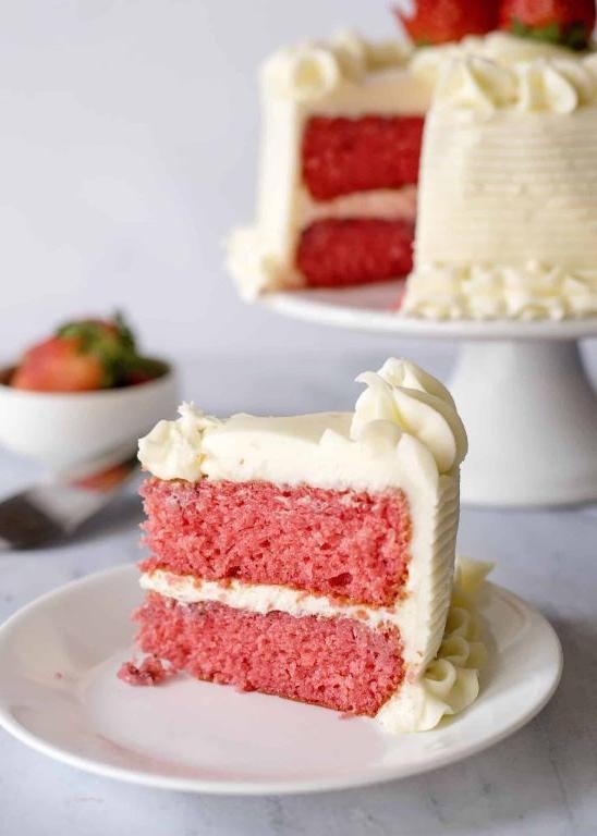 Neufchâtel Cheese Strawberry Shortcake