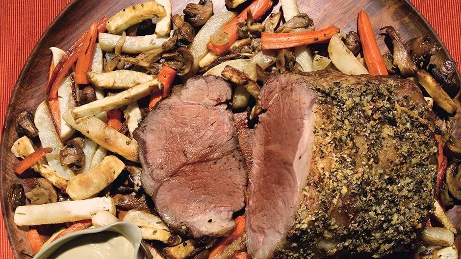 New York Strip with Mustard Cream Sauce