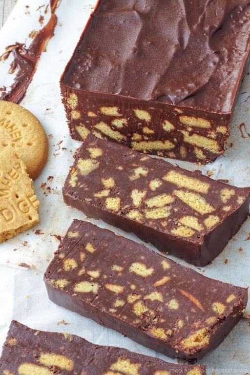 No-Bake Chocolate Biscuit Crust