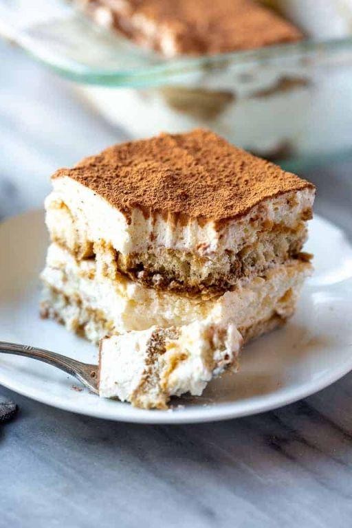 No-Bake Tiramisu with Mascarpone