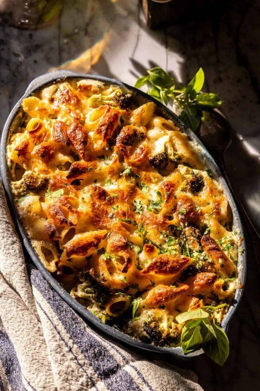 No-Fuss Dump-and-Bake Chicken Alfredo