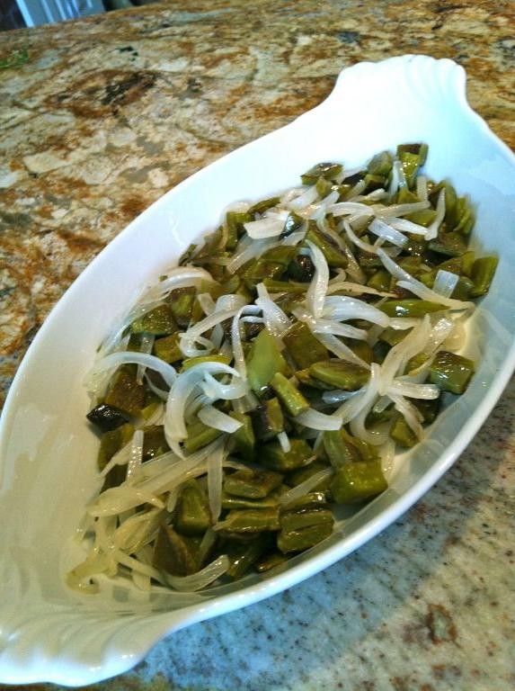 Nopalitos Cactus Sauté with Garlic and Onions