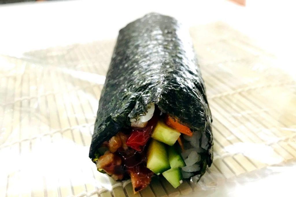 Nori Wrapped Teriyaki Chicken