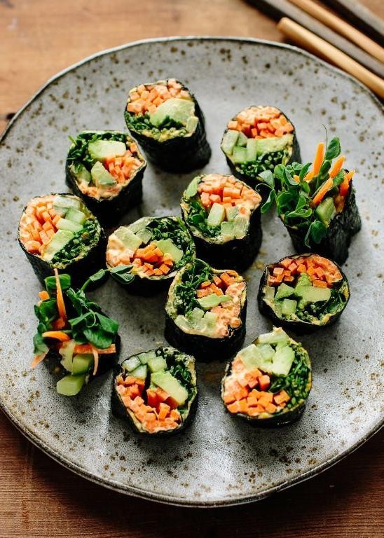 Nori-Wrapped Sushi Rolls