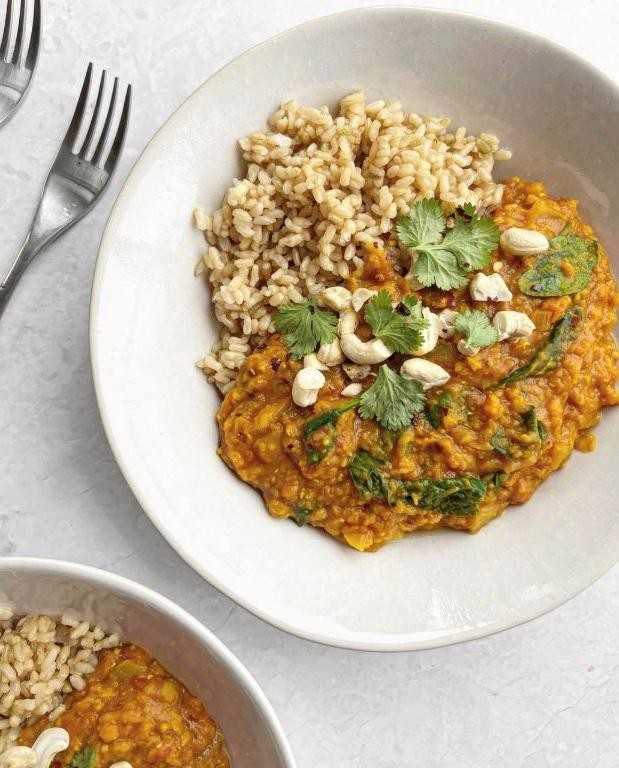 Nourishing Lentil and Spinach Dhal