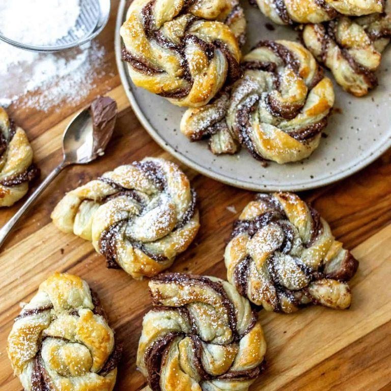 Nutella Filo Swirls