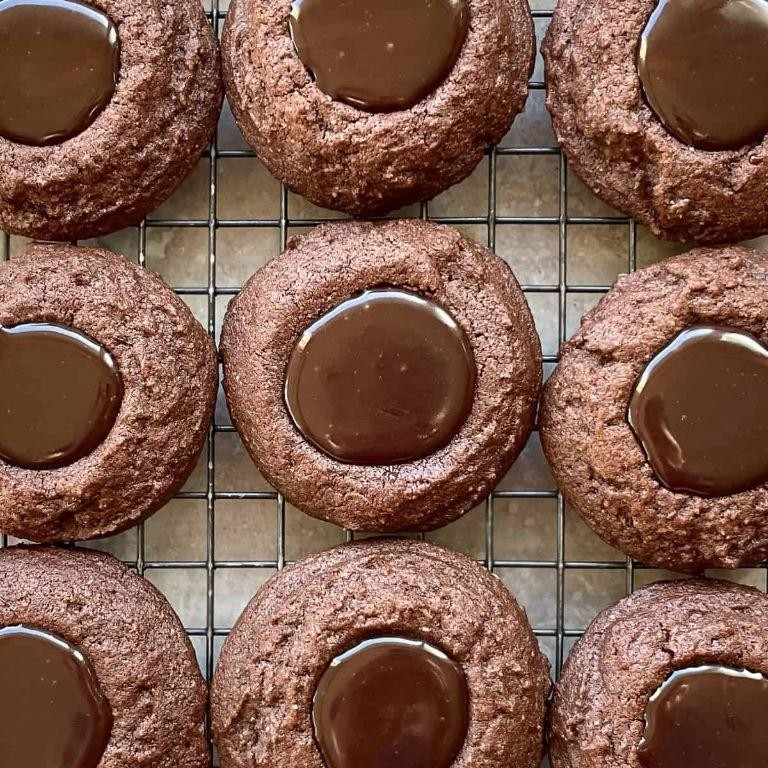 Nutella Thumbprint Cookies