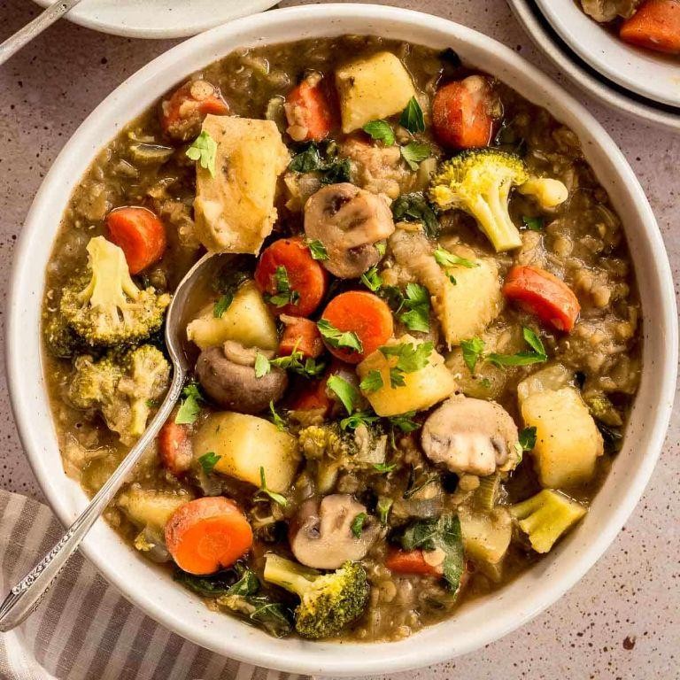 Nutritious Lentil and Veggie Stew