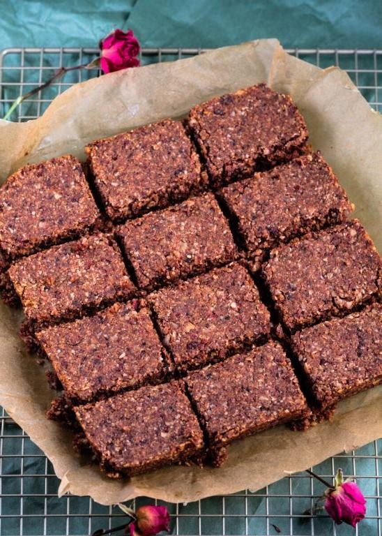 Nutty Baked Plantain Granola Bars